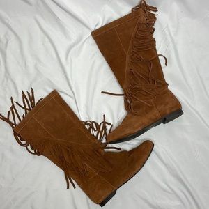 Steve Madden Fringe Boots